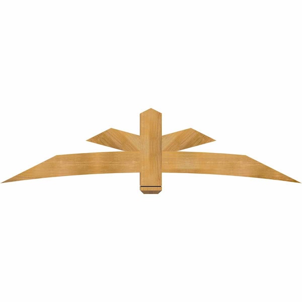 Ekena Millwork Alberta Rough Sawn Timber Gable Bracket, Western Red Cedar, 84"W x 21"H x 6"D x 6"F, 6/12 Pitch GBW084X21X0606ALB00RWR - main